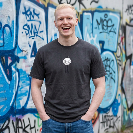 Oversized Shirt "Wappen Streifen"