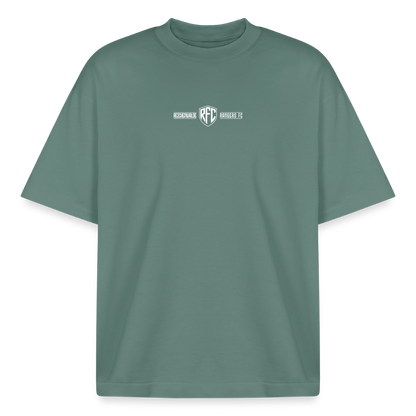 Boxy Shirt (Oversize) "RFC" - Grüner Bucht