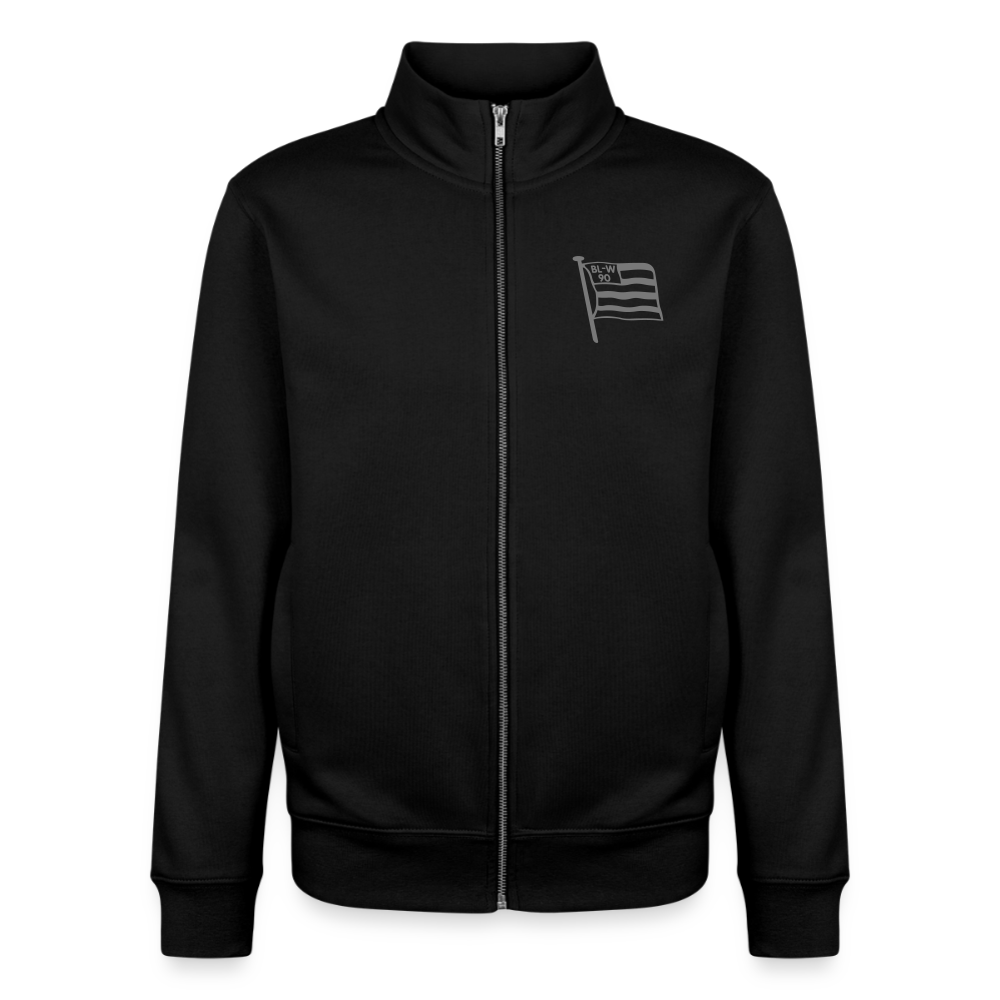 Zip Jacke • Fahne - Schwarz