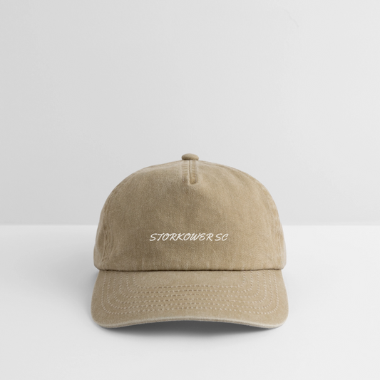Relaxed Vintage Cap "Storkower SC" - Vintage Beige